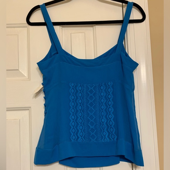 Diane Von Furstenberg Vintage 100 % Silk Shell Fully Lined Details Size 8 NWT - Picture 3 of 8